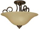 Craftmade Peruvian Bronze 3-Light Medium E-26 Base Semi-Flushmount Fixture 
