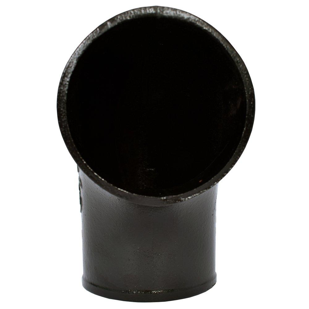 Black No Hub 90 Degree Cast Iron 1/4 Bend 