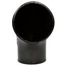 Black No Hub 90 Degree Cast Iron 1/4 Bend 