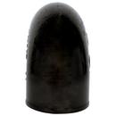 Black No Hub 90 Degree Cast Iron 1/4 Bend 