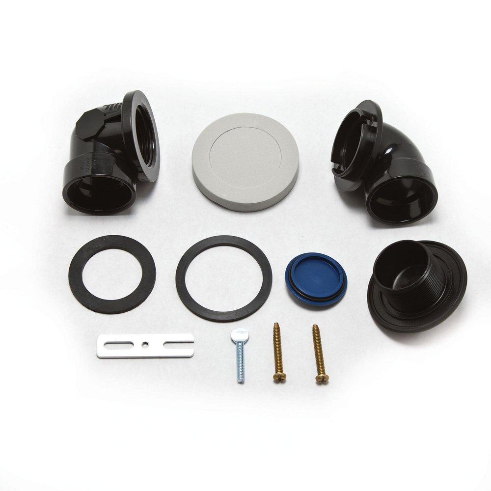 Moen Black 1-1/2 in. Bath Waste Tub Drain Rough-In Kit 