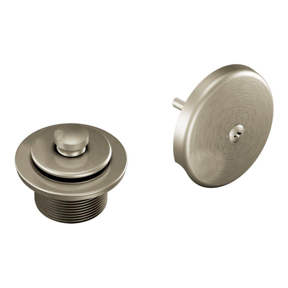 Moen Brushed Nickel 1-1/2 in. Metal Push-Pull Drain 