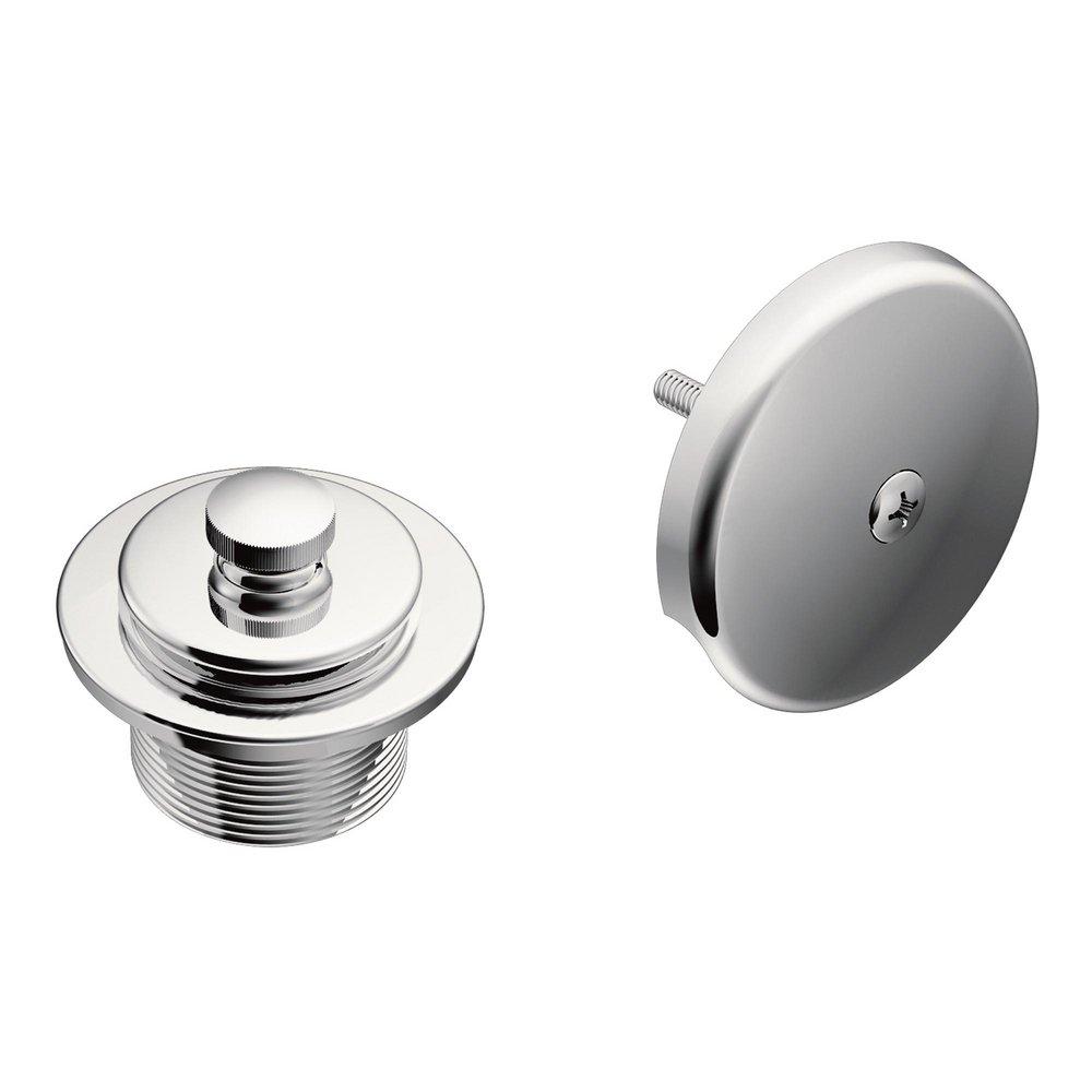 Moen Polished Chrome 1-1/2 in. Metal Push-Pull Drain 