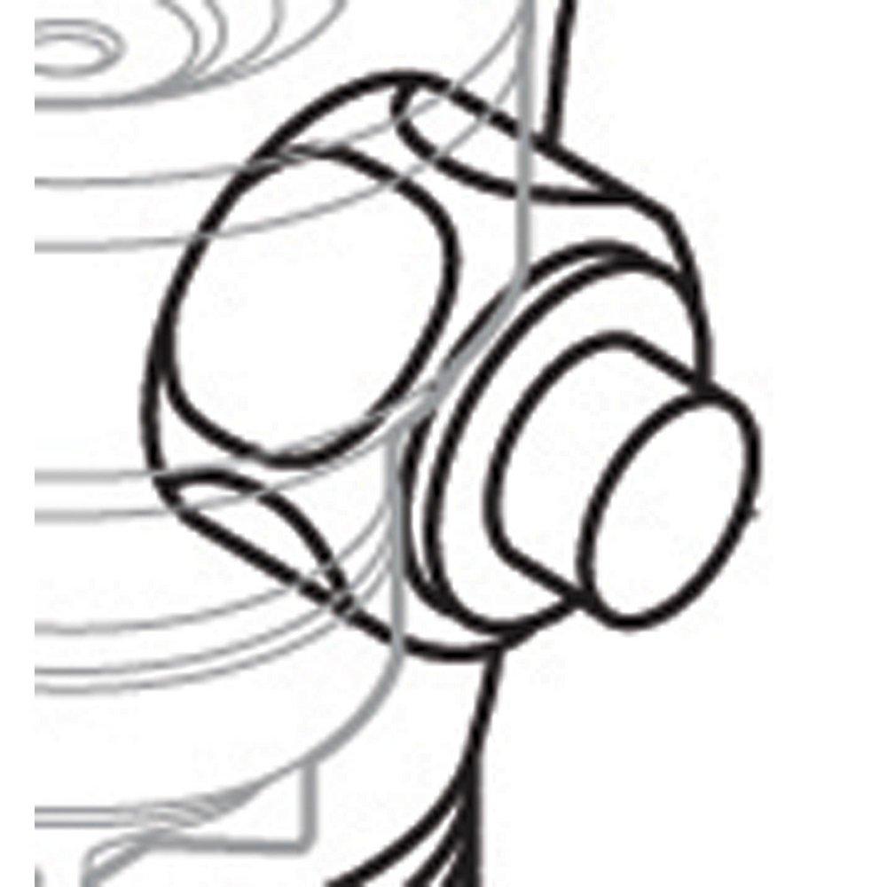 Moen Chrome Manual Override Button for Flush Valve 