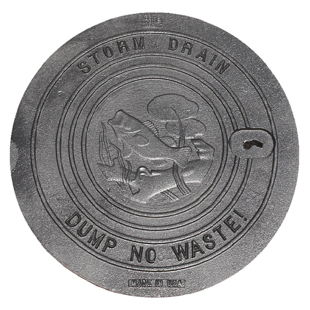 Bass and Hays Foundry Lock Inlet Ring and Cover with Bass Logo 