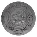 Bass and Hays Foundry Lock Inlet Ring and Cover with Bass Logo 