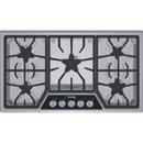 Thermador Stainless Steel 36 in. 5-Burner Deluxe Gas Cooktop 