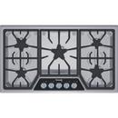 36 in. 5-Burner Deluxe Gas Cooktop in Stainless Steel