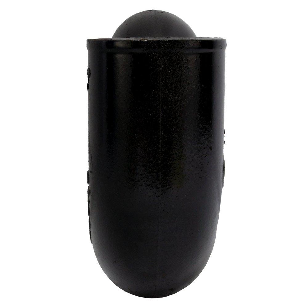 Black No-Hub Cast Iron P-Trap 