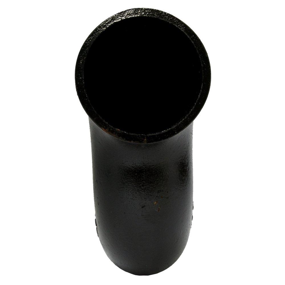 Black No-Hub Cast Iron P-Trap 