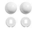 Bolt Cap Kit in White