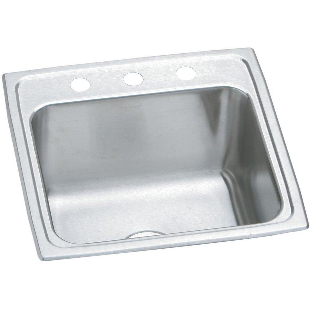 Elkay Lustrous Satin 20X19 3H 1B SS TM LDRY SINK *PURSUI 
