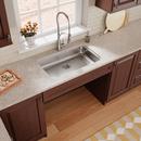 Elkay Lustrous Satin 30-1/2 x 18-1/2 in. No-Hole Stainless Steel Single Bowl Undermount Kitchen Sink 