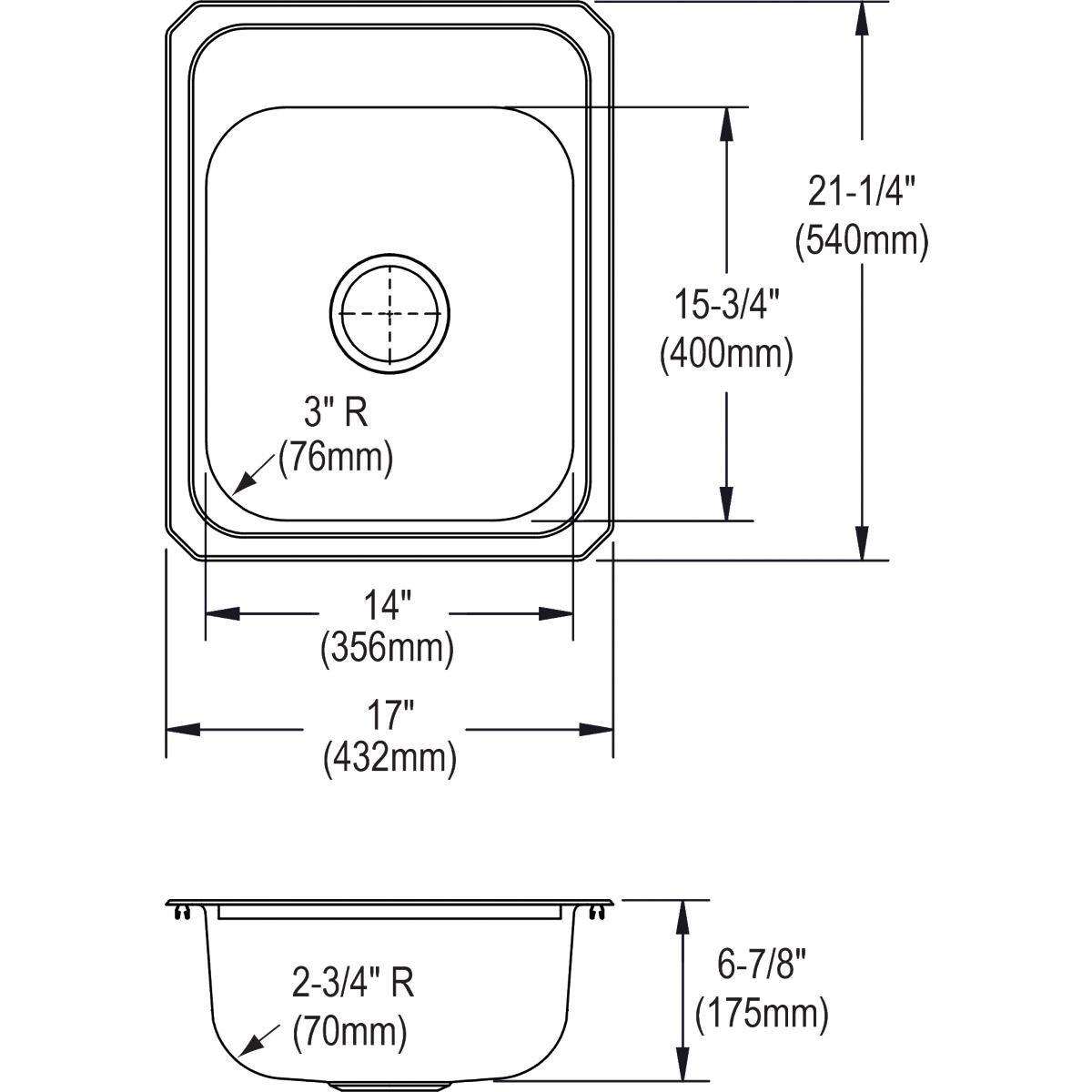 Elkay Lustrous Satin 30-1/2 x 18-1/2 in. Undermount Laundry Sink 