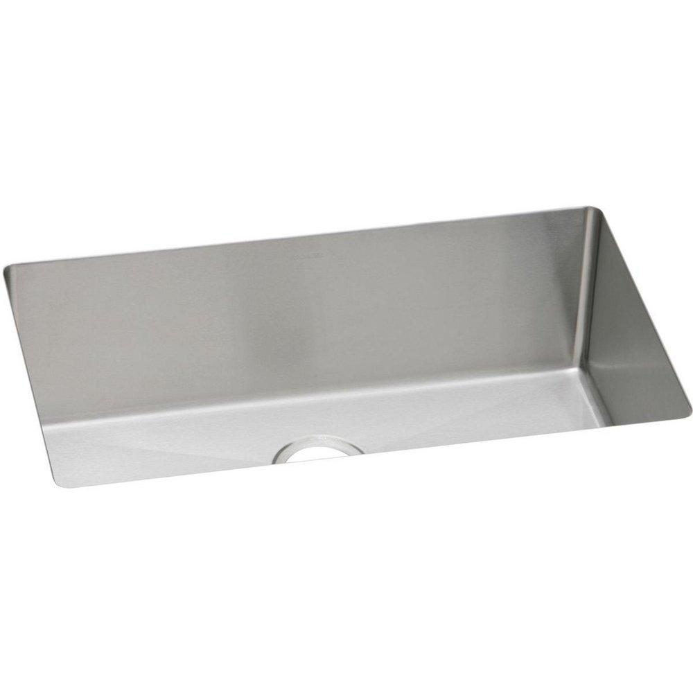 Elkay Polished Satin 31 X 19 Stainless Steel Single Band Undercounter SINK 
