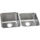 Elkay Lustrous Satin 31-1/4 x 20-1/2 in. Stainless Steel Double Bowl Undermount Kitchen Sink 