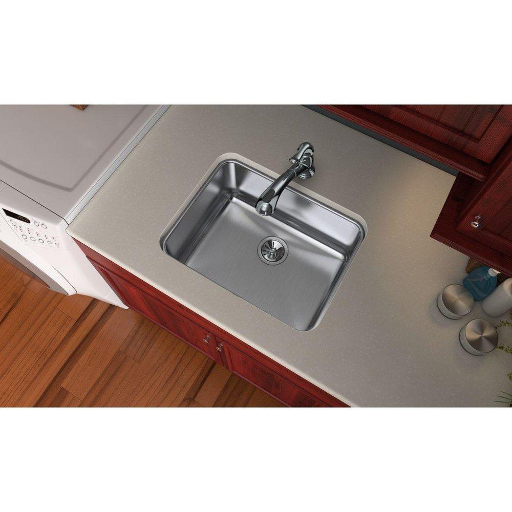 Elkay Lustrous Satin 23-1/2 x 18-1/4 in. Undermount Laundry Sink 