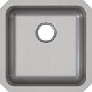 Elkay Lustrous Satin 18-1/2 x 18-1/2 in. No-Hole Stainless Steel Single Bowl Undermount Kitchen Sink 