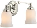 Double Wall Sconce in Vibrant Polished Nickel