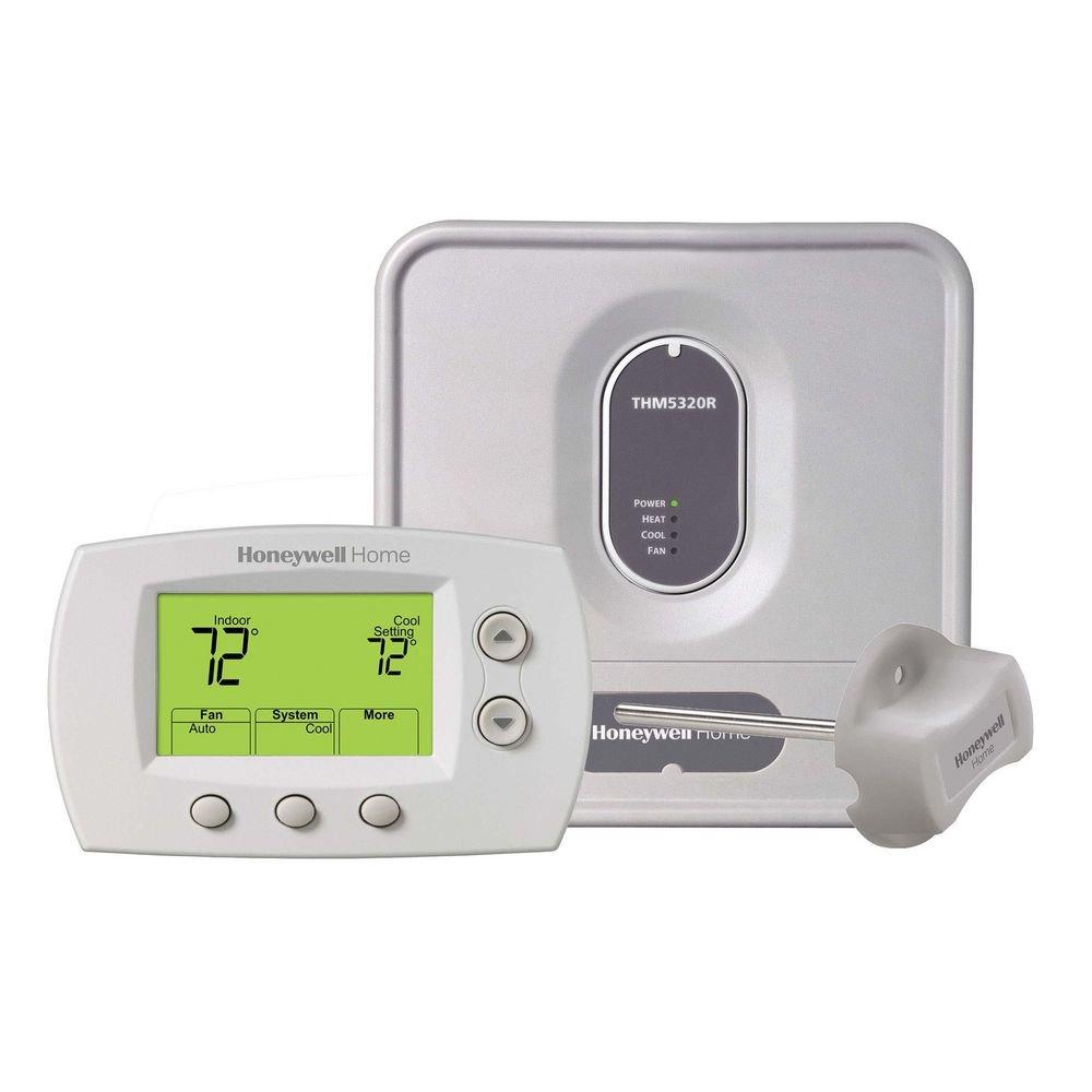 Honeywell Home Premier White Non-Programmable Wireless Thermostat Kit 