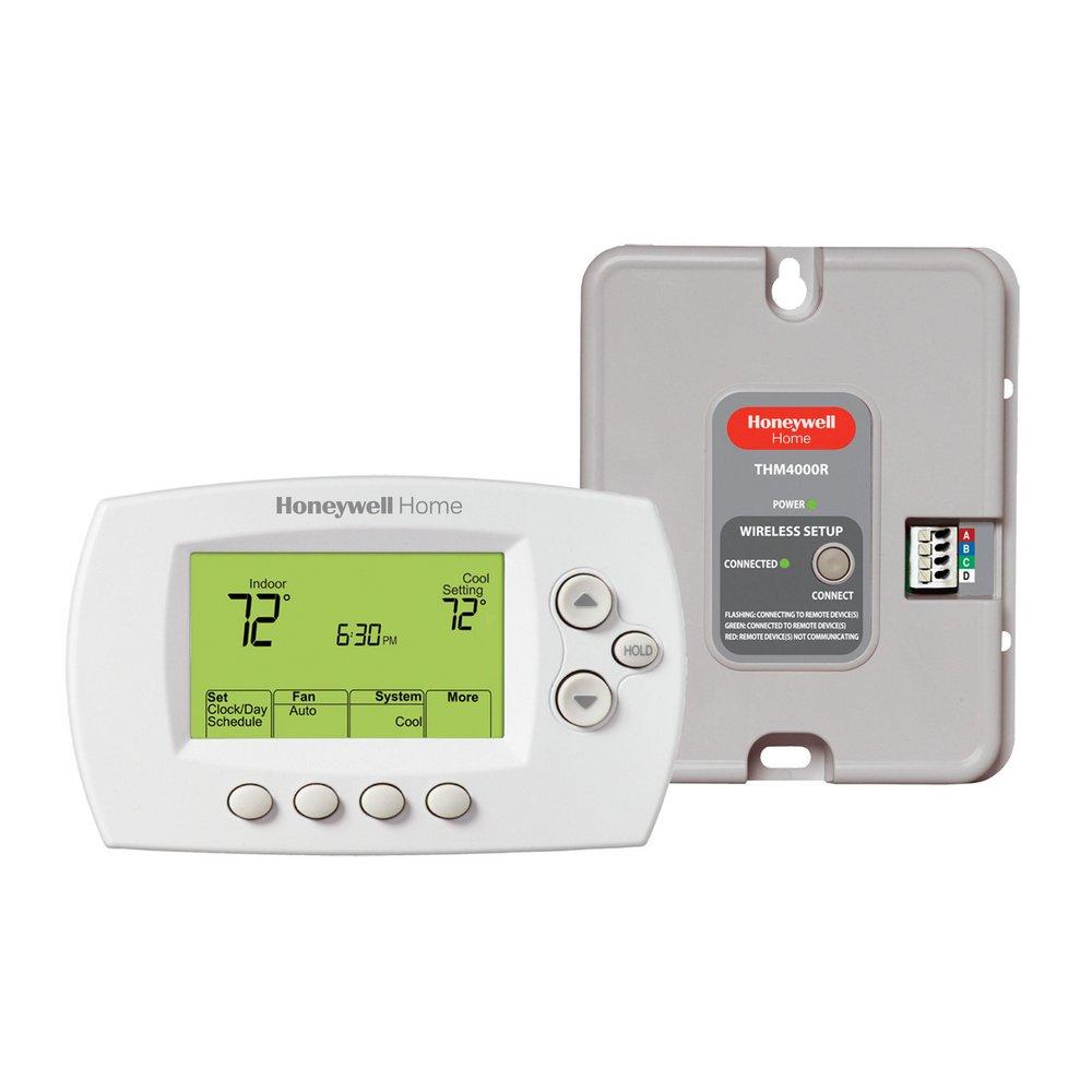 Honeywell Home Premier White&reg; 3H/2C, 2H/2C Programmable Thermostat Kit 