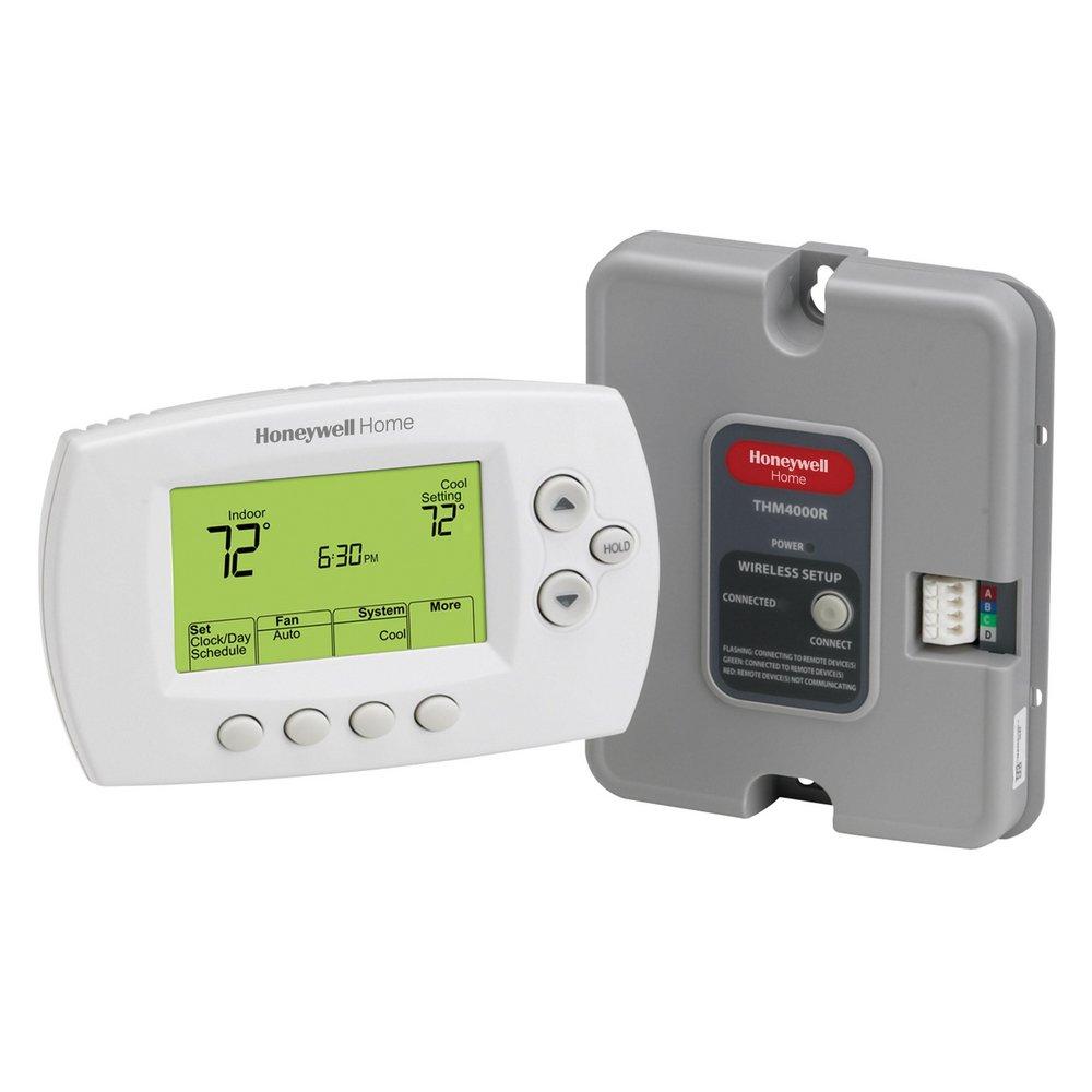 Honeywell Home Premier White&reg; 3H/2C, 2H/2C Programmable Thermostat Kit 
