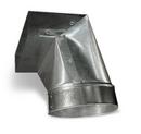 12 in. x 6 in. Flanged 90&deg; Register Boot 