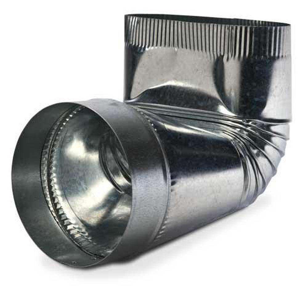 10 x 8 in. 90 Degree Boot Galvanized Steel 30 ga 