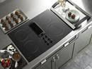 30 in. Electric Downdraft Cooktop in Black