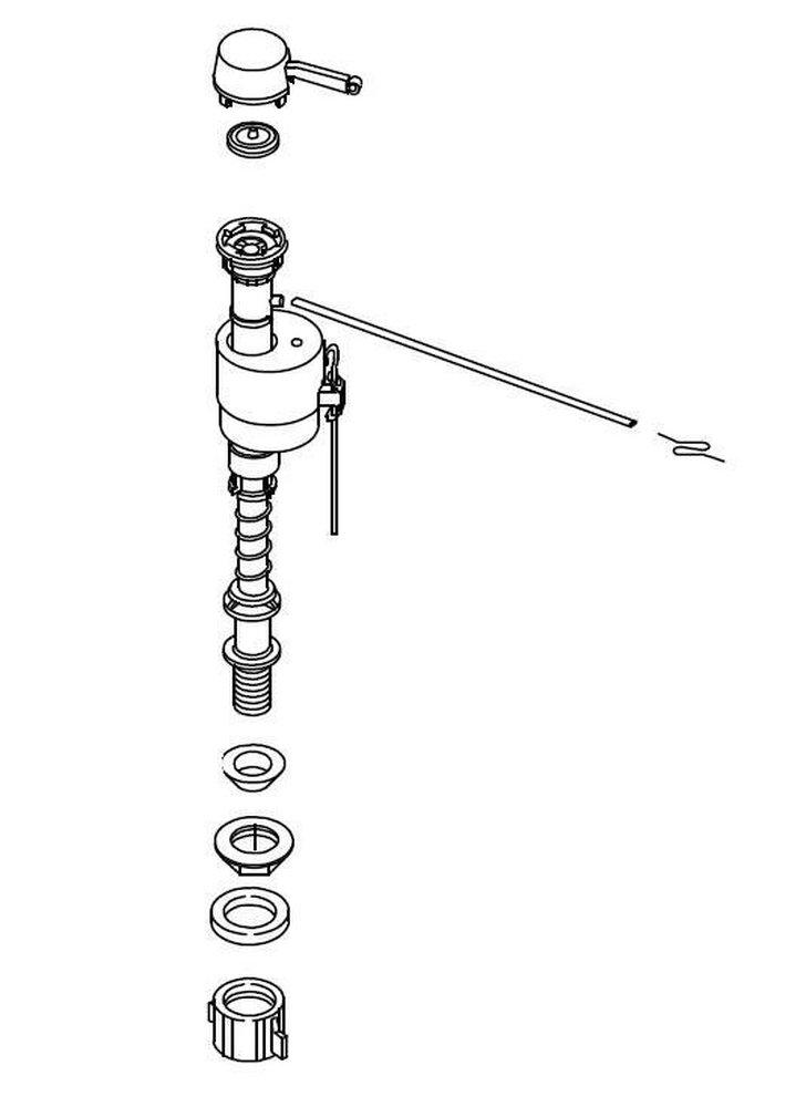 KOHLER Universal Fill Valve Kit 
