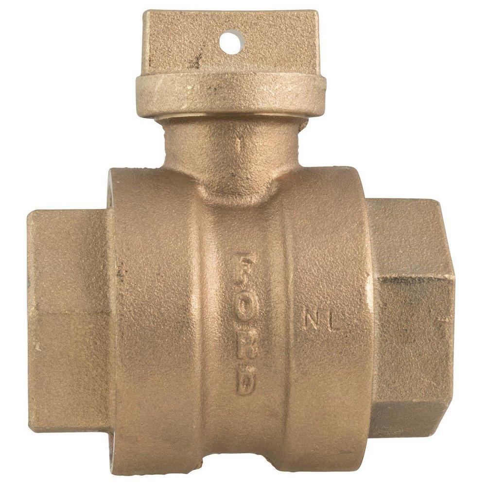 Ford Meter Box FIPT Brass Ball Curb Valve 