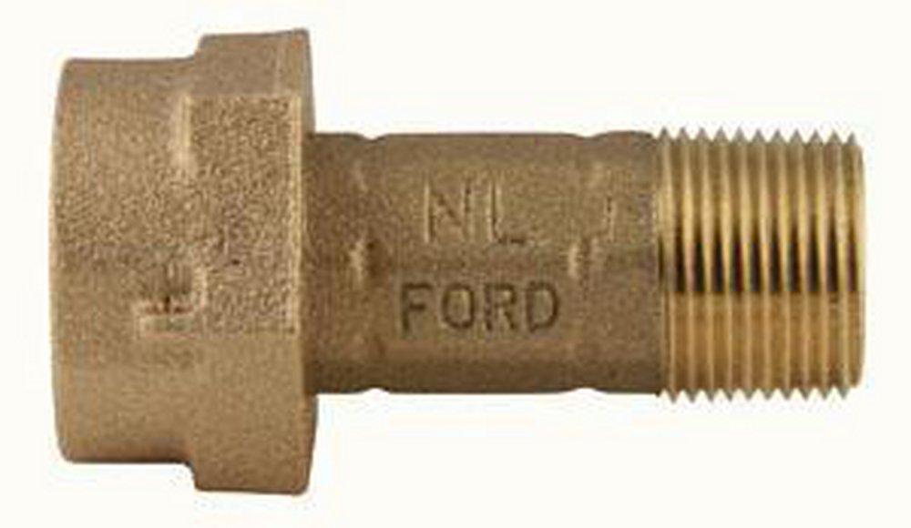 Ford Meter Box 1 in. Meter Swivel Nut x MIPS Brass Coupling 