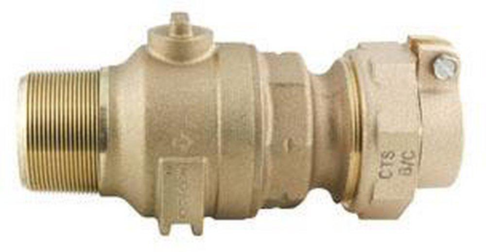 Ford Meter Box 2 in. Brass Ball Corp Valve 