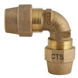 3/4 in. Grip Joint Brass 90 Degree Elbow Coupling