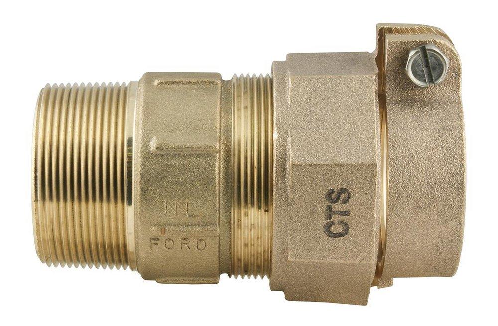 Ford Meter Box MIPS x Pack Joint Brass Coupling 