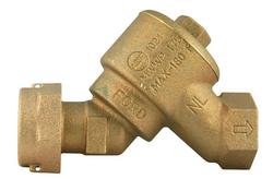 3/4 in. Meter Swivel Nut x FIPT Brass Double Check Valve
