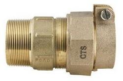 1 in. MIPS x Pack Joint Brass Coupling