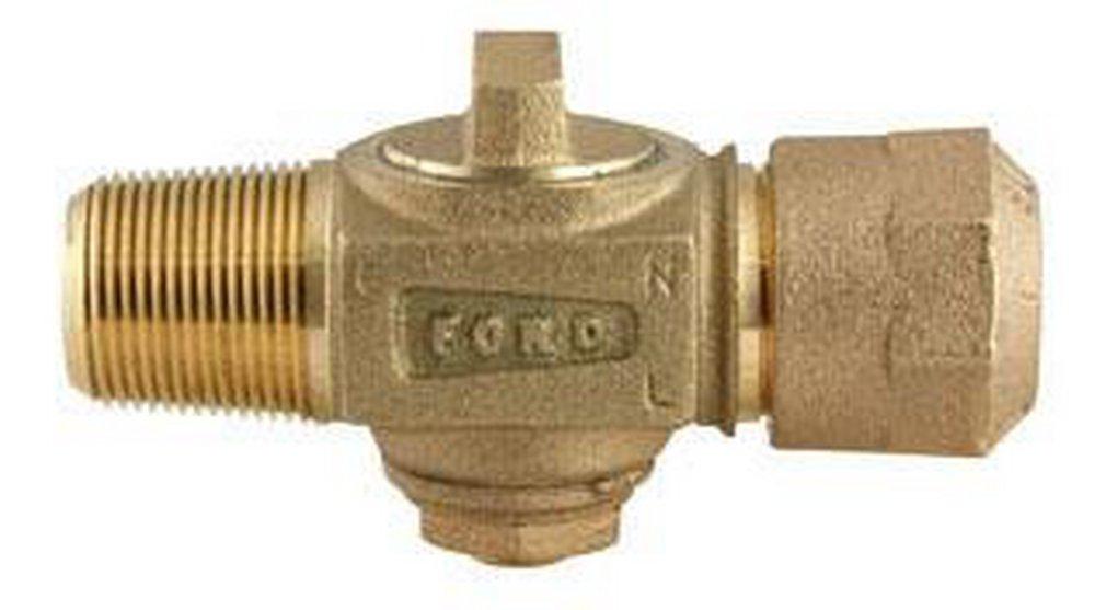Ford Meter Box 1 in. Brass Corporation Valve 