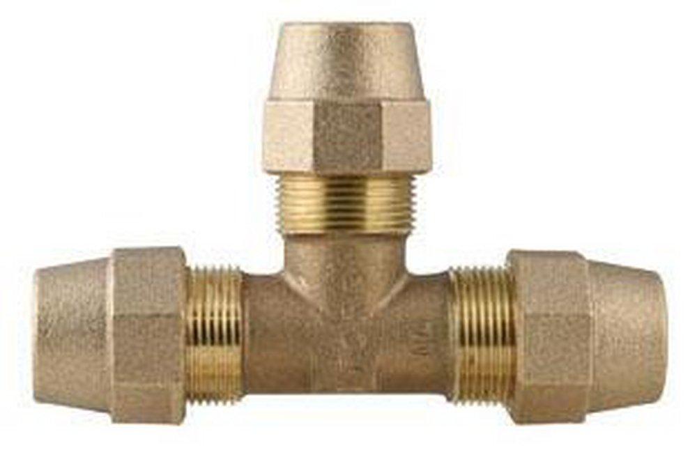 Ford Meter Box Grip Joint Brass Tee 