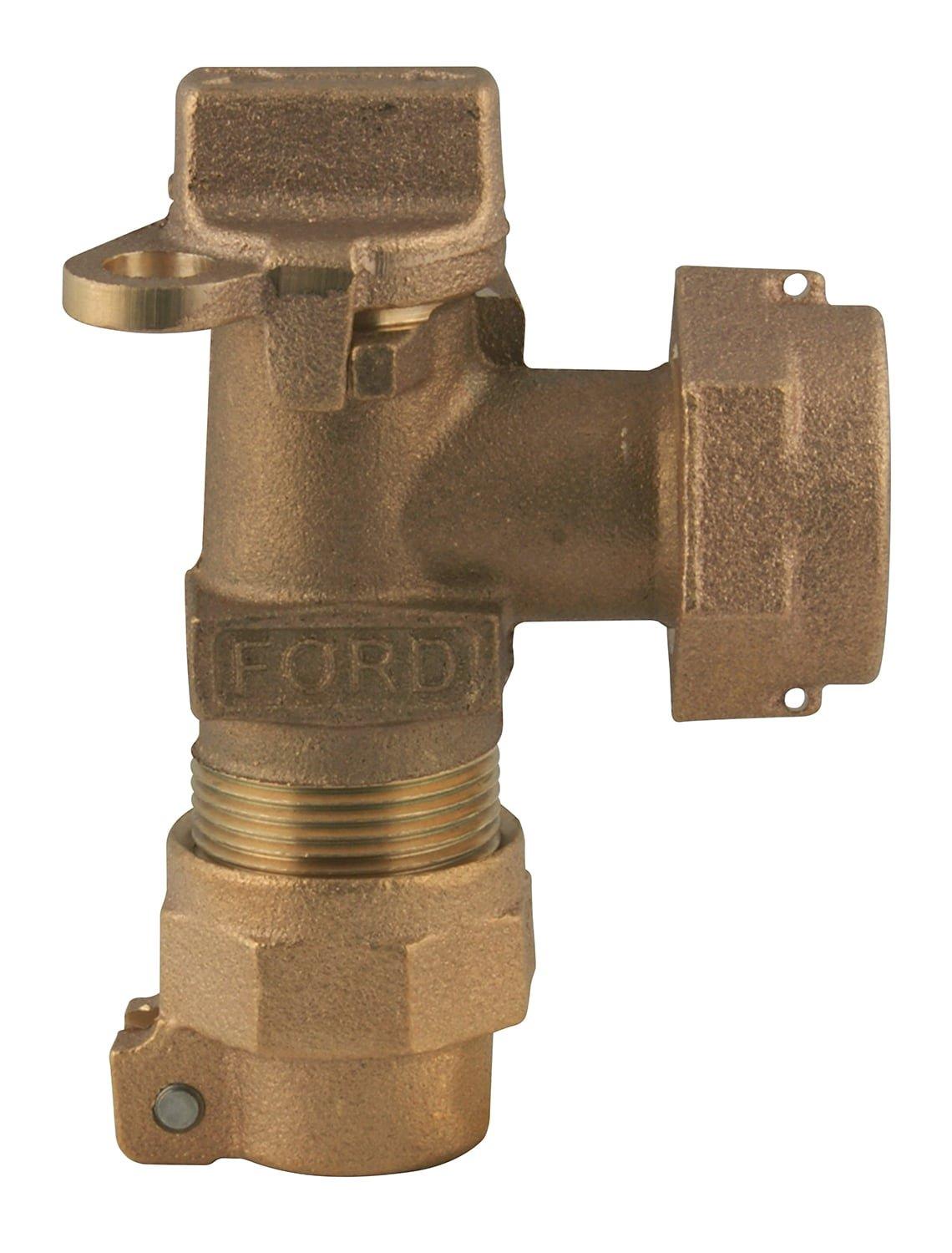 Ford Meter Box 3/4 in. Brass Meter Angle Key Valve 