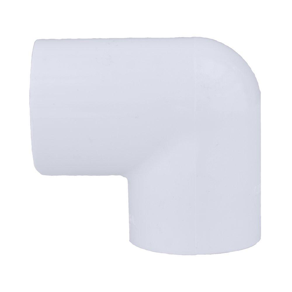 White PVC Schedule 40 90° Socket x FPT Elbow 