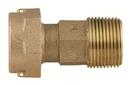 Ford Meter Box 2-3/16 in. Meter Swivel x MIP Swivel Brass Coupling 