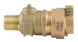 1 in. MIPS x Pack Joint Brass Ball Corp Valve