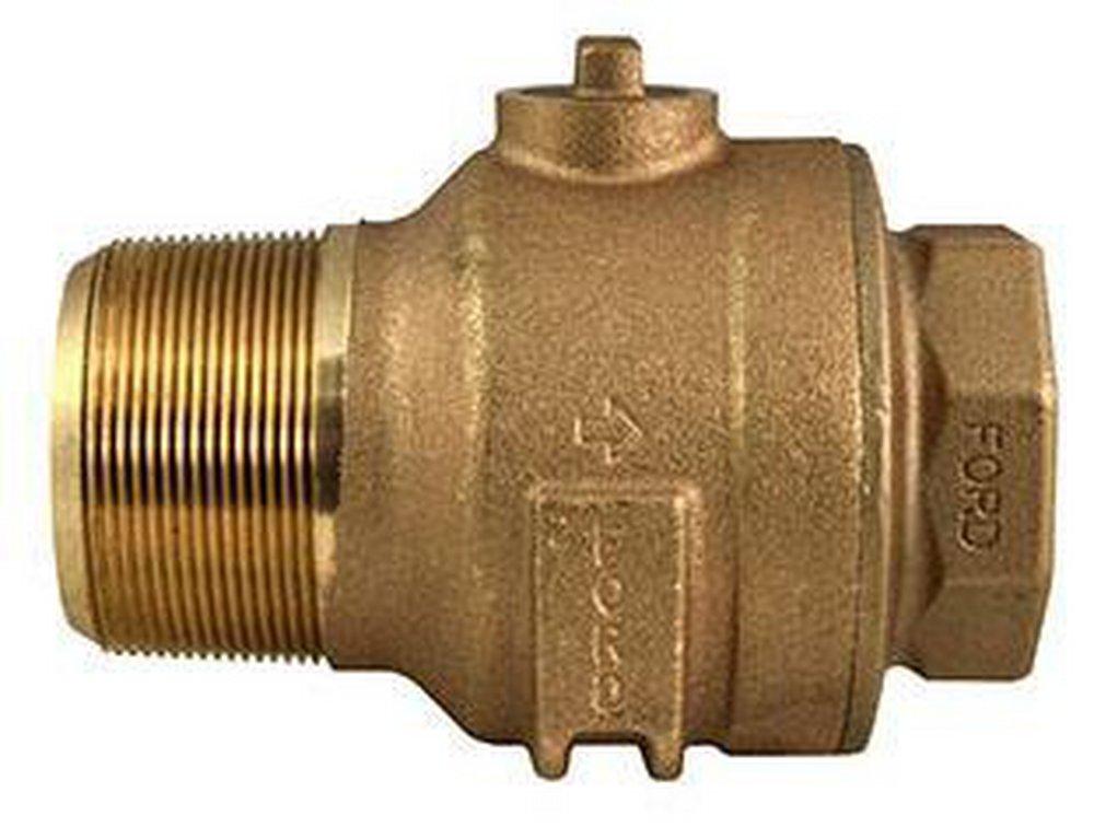 Ford Meter Box CC x FPT Brass Ball Corp Valve 