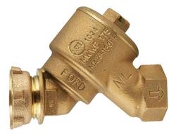 5/8 x 3/4 in. Meter Yoke x FIPT Dual Check Valve