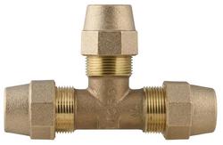 3/4 in. Grip Joint Brass Tee