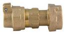 5/8 x 3/4 in. Swivel Nut x Pack Joint Brass Reducing Meter Coupling