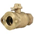 Ford Meter Box 2 in. Brass Straight Ball Flange Meter Valve 