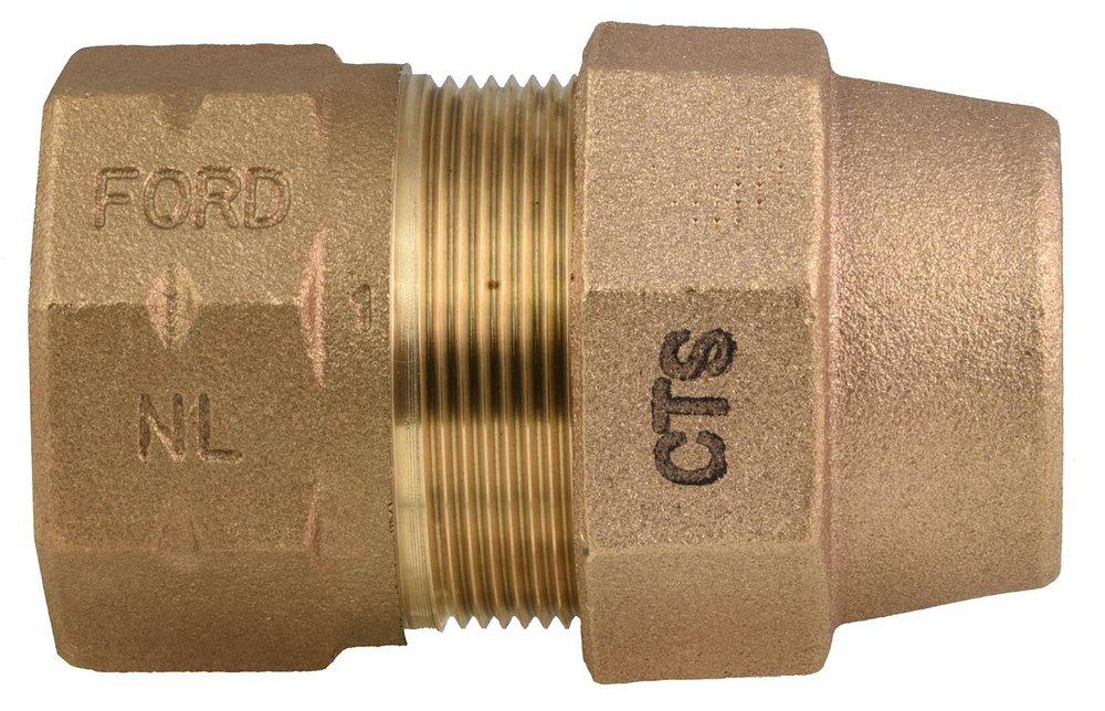 Ford Meter Box FIPS x Grip Joint Brass Coupling 
