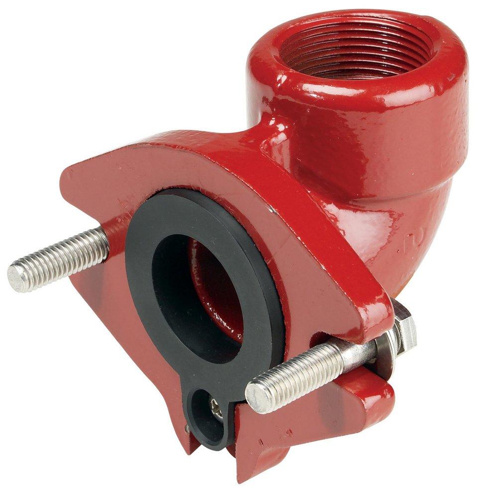 Liberty Pumps Red Grinder Flanged Elbow 